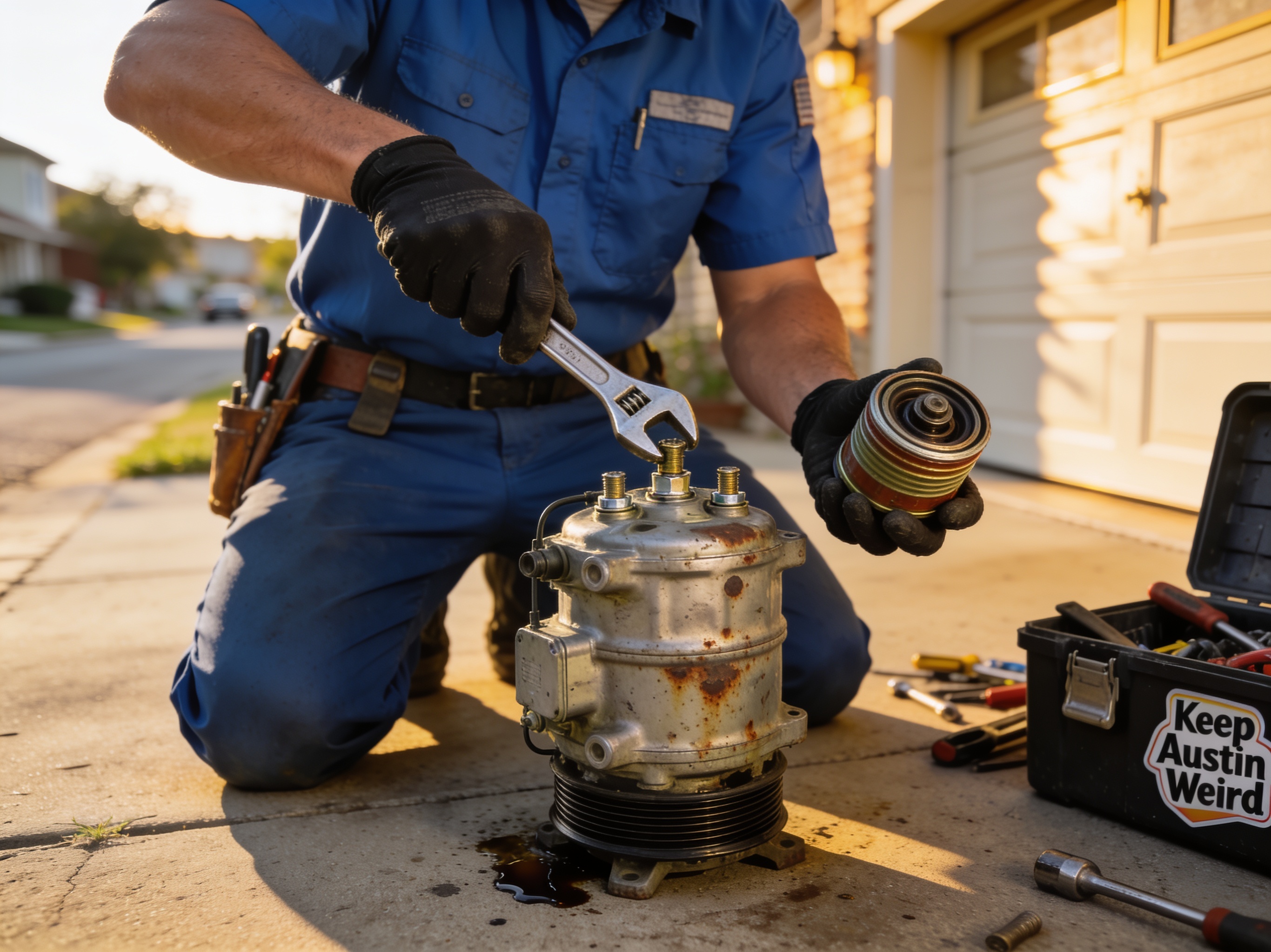 AC Compressor Repair and Replacement Near Me in Texas